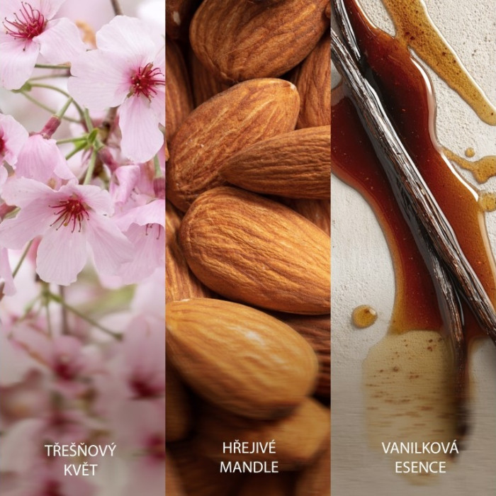 detail Vonná svíčka WoodWick Cherry Blossom & Vanilla, střední 275 g