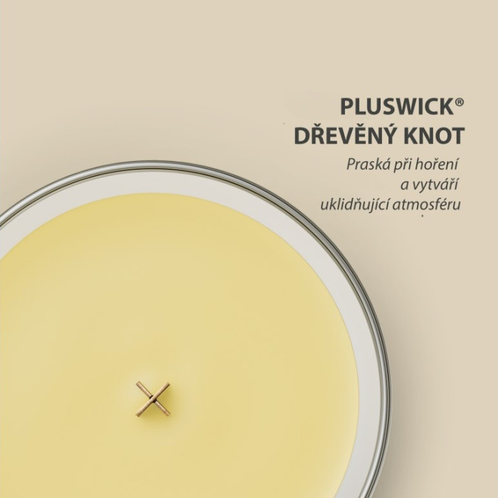 detail Vonná svíčka WoodWick Yuzu & Vetiver, velká 609 g