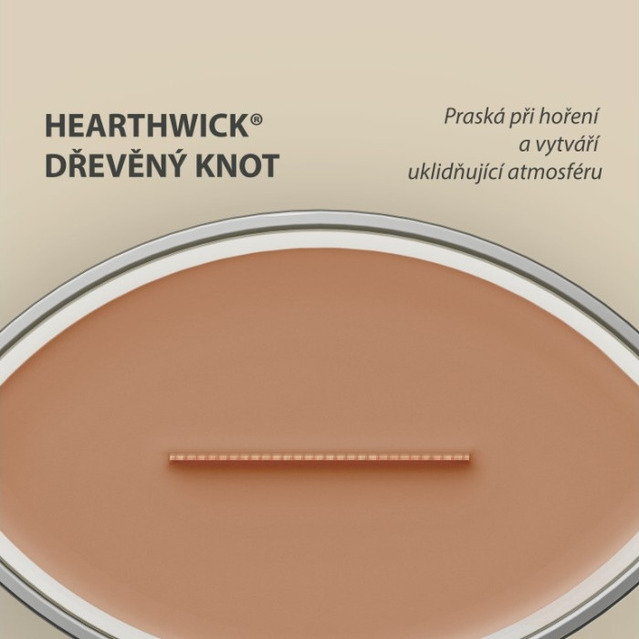 detail Vonná svíčka WoodWick Trilogy Café Macchiato, široký knot 453 g