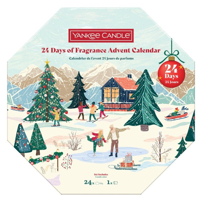 detail Yankee Candle Xmas 2025, Adventní kalendář, věnec