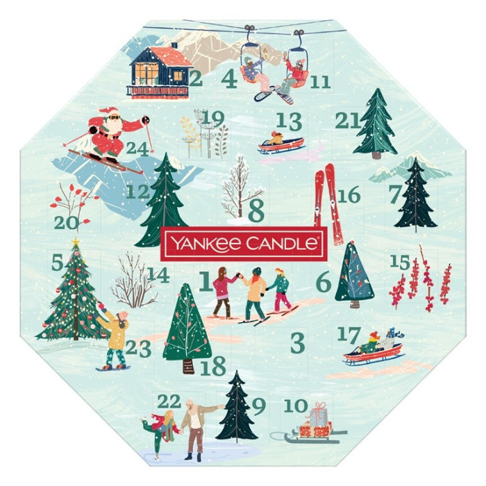 detail Yankee Candle Xmas 2025, Adventní kalendář, věnec