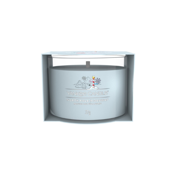 detail Yankee Candle Votiv ve skle 37g NORTH POLE HIDEAWAY