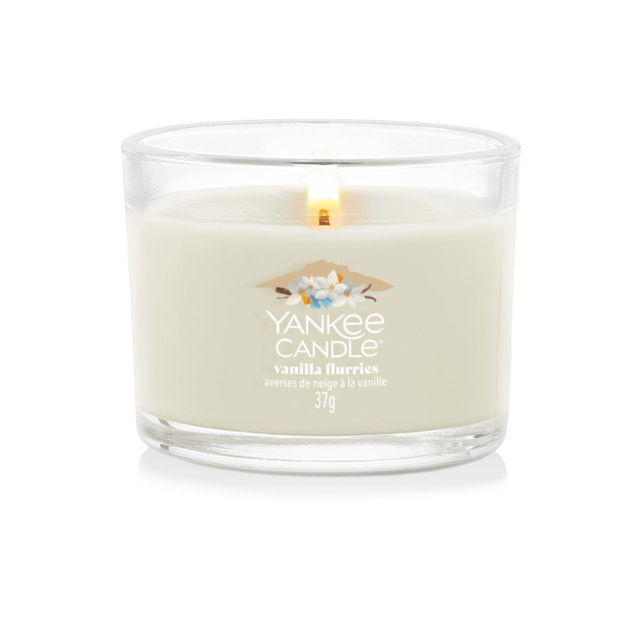 detail Yankee Candle Votiv ve skle 37g VANILLA FLURRIES