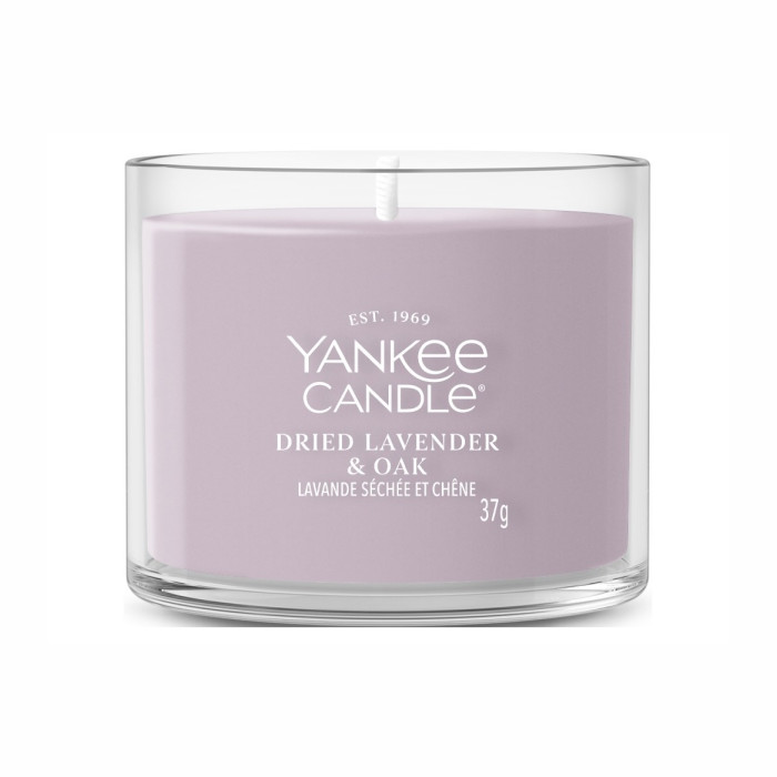 detail Yankee Candle Votivní svíčka ve skle 37g DRIED LAVENDER & OAK