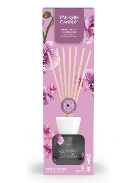 detail Yankee Candle Reed difuzér WILD ORCHID, 100 ml, signature