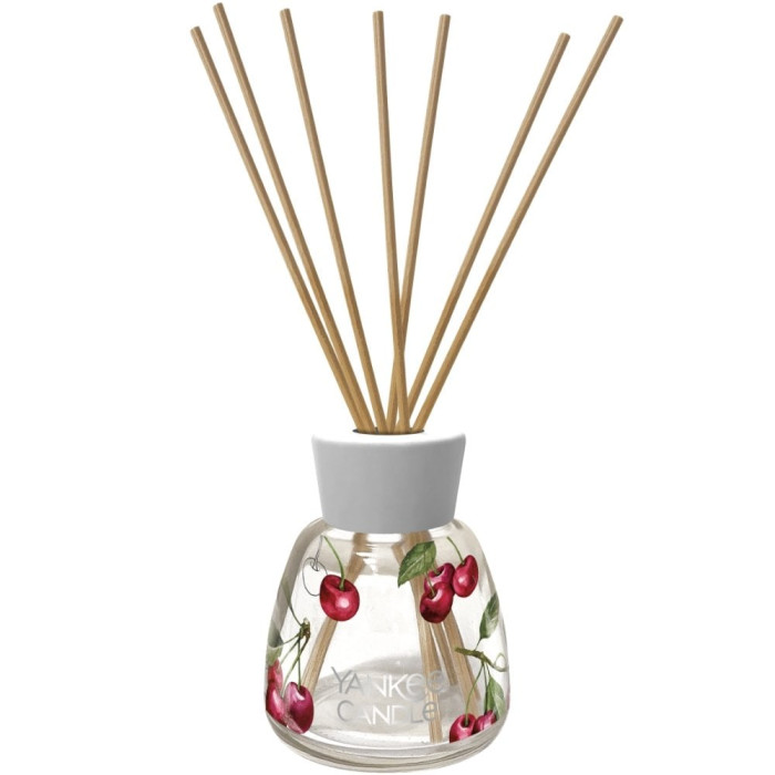 detail Yankee Candle Reed difuzér BLACK CHERRY, 100 ml, signature