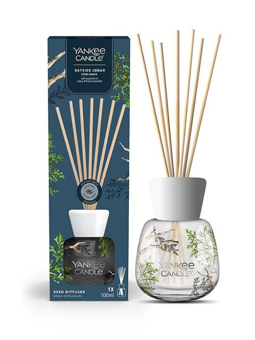 detail Yankee Candle Reed difuzér BAYSIDE CEDAR, 100 ml