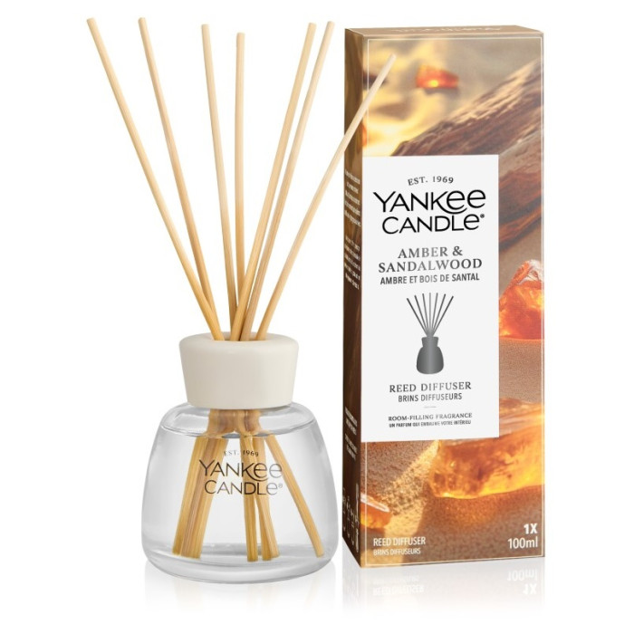 detail Yankee Candle Reed difuzér Amber & Sandalwood, 100 ml