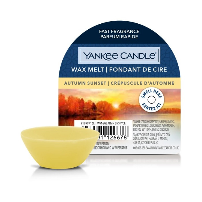detail Yankee Candle AUTUMN SUNSET, vonný vosk 22 g NEW