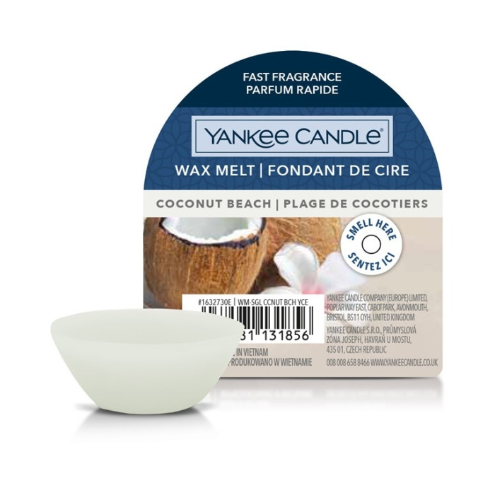 detail Yankee Candle COCONUT BEACH, vonný vosk 22 g NEW