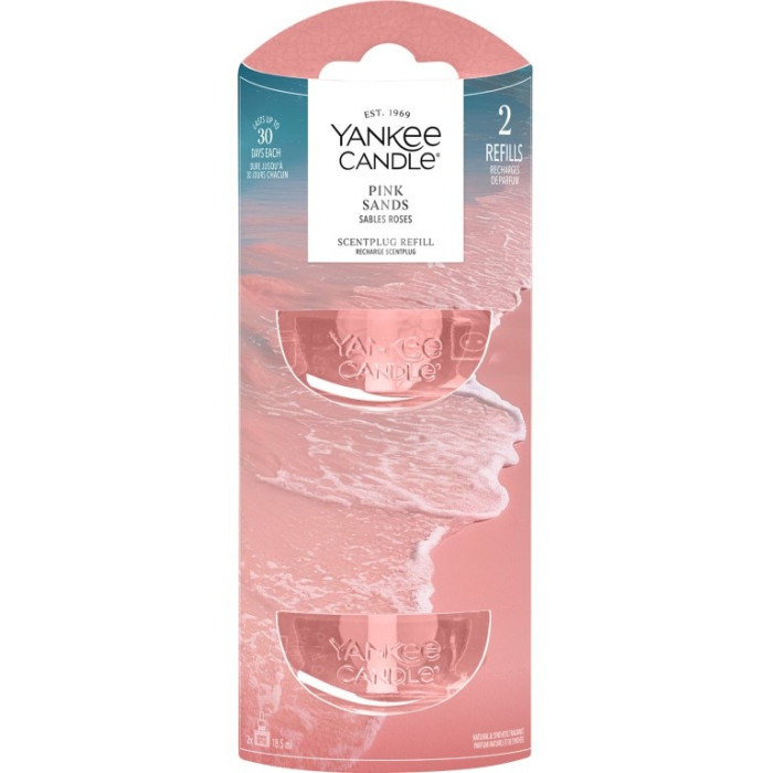 detail Yankee Candle Pink Sands, náplň (2ks) vůně do elektrické zásuvky