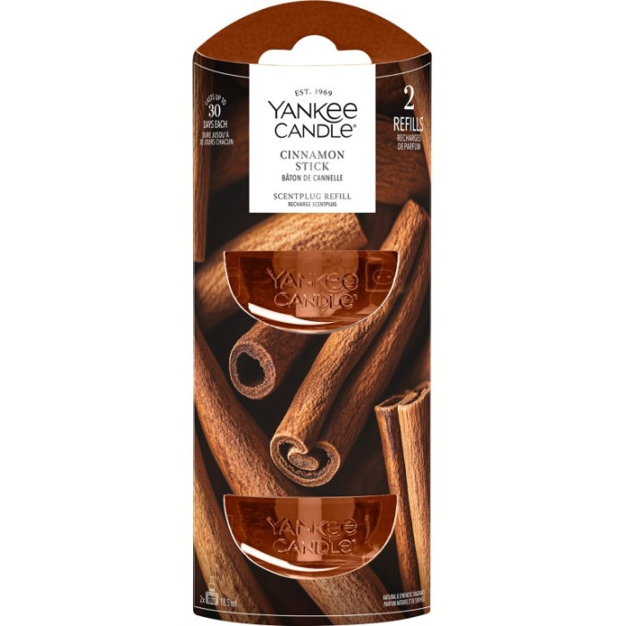 detail Yankee Candle Cinnamon Stick, náplň (2ks) vůně do elektrické zásuvky
