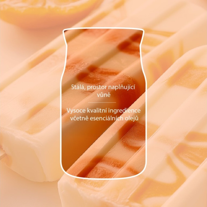 detail Yankee Candle Tangerine & Vanilla, signature malá svíčka 110g