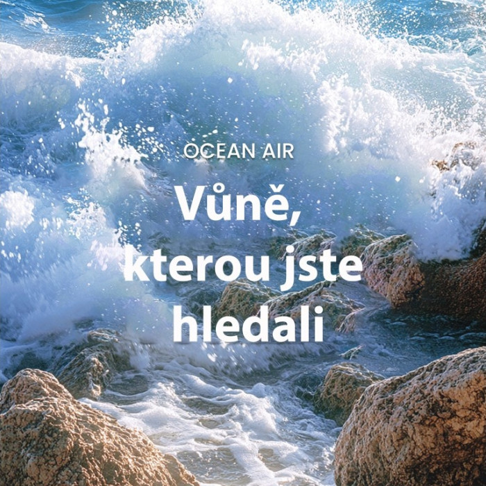 detail Yankee Candle Ocean Air, signature malá svíčka 110 g