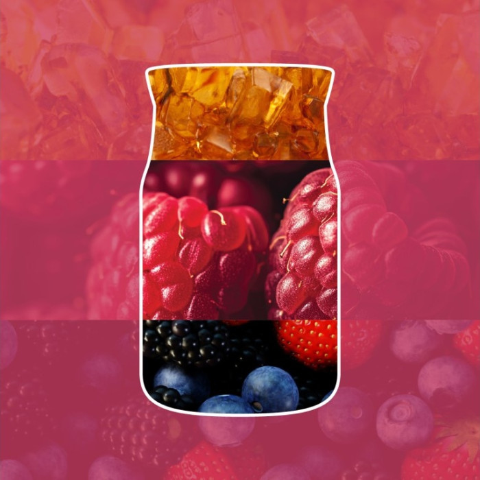 detail Yankee Candle Red Raspberry, signature malá svíčka 110 g