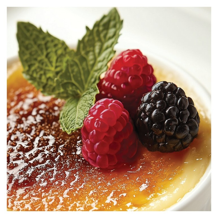 detail Yankee Candle Vanilla Creme Brulée, signature malá svíčka 110 g
