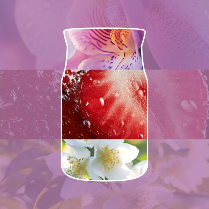 detail Yankee Candle Wild Orchid, signature malá svíčka 110 g