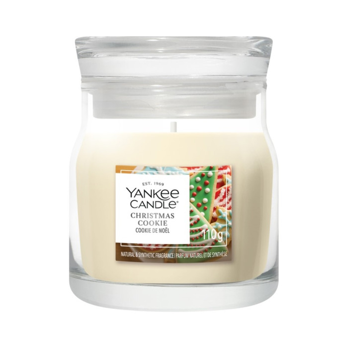 detail Yankee Candle Christmas Cookie, signature malá 110 g
