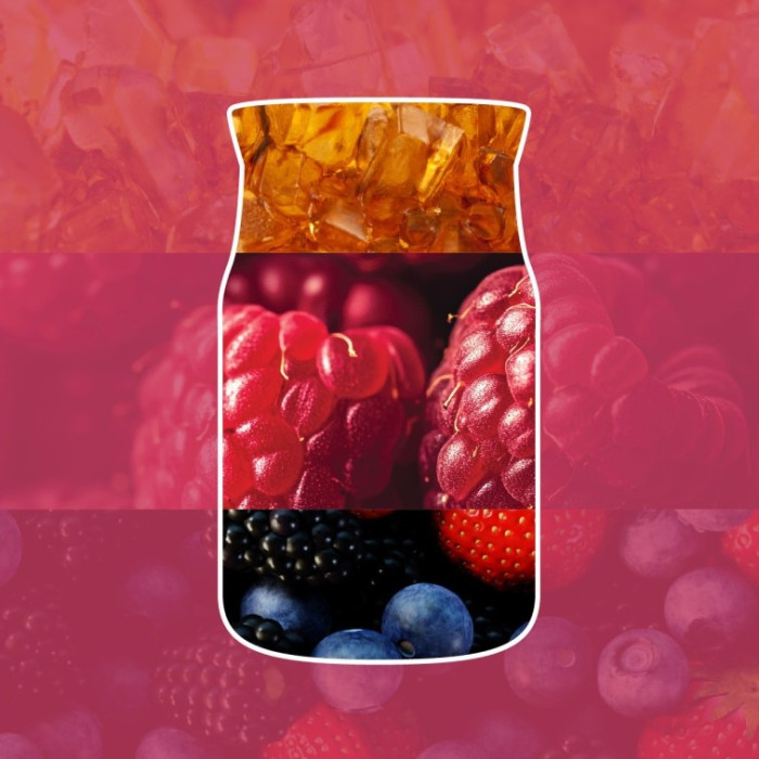 detail Yankee Candle Red Raspberry, signature velká svíčka 567 g