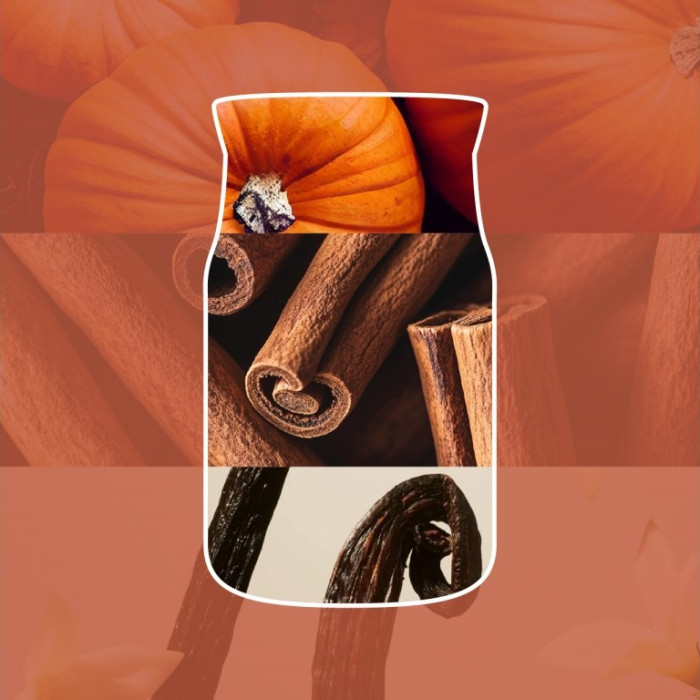 detail Yankee Candle Spiced Pumpkin, signature střední 368g