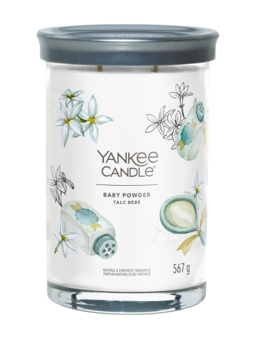 detail Yankee Candle BABY POWDER, signature tumbler velký 567 g
