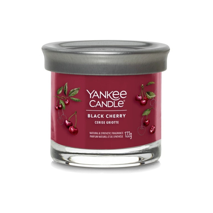 detail Yankee Candle BLACK CHERRY, Signature tumbler malý 122 g