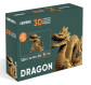 náhled Cartonic 3D PUZZLE - DRAGON, 126 dílků, LEVEL3