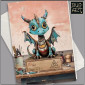 náhled Luxusní přání S006 BUG ART - SCRAP DRAGON
