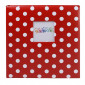 náhled Fotoalbum klasik 100stran 30x31cm KPH Dots červené