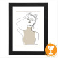 náhled Hama rámeček dřevěný KOPENHAGEN, černá, 60x80 cm POUZE OSOBNÍ ODBĚR