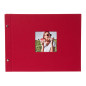 náhled Šroubkové album 39x31cm Goldbuch 28889 BELLA VISTA red