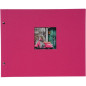 náhled Šroubkové album klasik 39x31cm 28887 Goldbuch BELLA VISTA pink + roller
