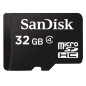 náhled SanDisk microSDHC 32GB Class 4 + SD Adapter Mobile