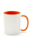 náhled Fotohrnek COMBO Oranžovo-bílý 1x foto 300ml