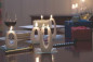 náhled Alusi Candles LUNA UNA WHITE, víceplamínková svíčka, 11 cm