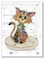 náhled Luxusní přání G033 BUG ART - KIMBA KITTEN