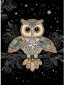 náhled Luxusní přání M189 BUG ART - PATTERNED OWL