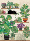 náhled Luxusní přání H029 BUG ART - PLANTS KITTY