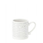 náhled Bastion Collections Hrneček Espresso LOVE TODAY stripes in grey, 70 ml