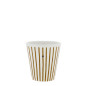 náhled Bastion Collections Kelímek Espresso Paperlook Little Stripes Brown, 50ml