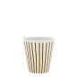 náhled Bastion Collections Kelímek Espresso Paperlook Little Stripes Brown, 50ml