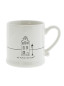 náhled Bastion Collections Hrneček NO PLACE LIKE HOME in black, 220 ml