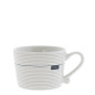 náhled Bastion Collections Hrneček menší STRIPES TITANE HELLO, 175ml