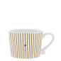 náhled Bastion Collections Hrneček menší Little Stripes Brown, 175ml