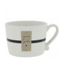 náhled Bastion Collections Hrnek MAKE ME SMILE in black/titane, 300 ml