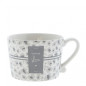 náhled Bastion Collections Hrnek LEOPARD COFFEE LOVE in grey, 300ml