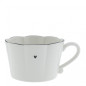 náhled Bastion Collections Hrnek RUFFLE with black/edge, 300ml