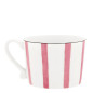 náhled Bastion Collections Hrnek White/Rose Big Stripe, 300ml