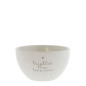 náhled Bastion Collections Miska LAUGHTER LOVE HAPPINESS, in grey