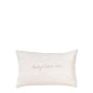 náhled Bastion Collections Polštář 30x50cm NATUREL Always kiss me 100% Linen